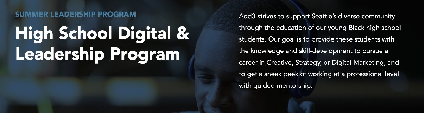 Add3: High School Digital & Leadership Program (Paid)